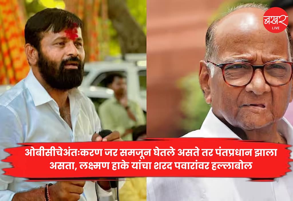 Laxman Hake attacks Sharad Pawar