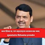 मला शिव्या द्या, पण महाराष्ट्राला बदनाम करू नका, मुख्यमंत्र्यांचा विराेधकांवर हल्लाबाेल